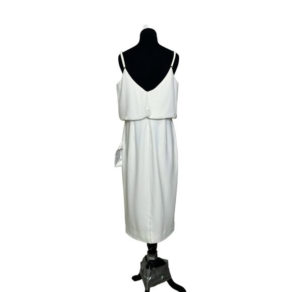 Dress The Population off white midi dress size Large - Picture 15 of 16